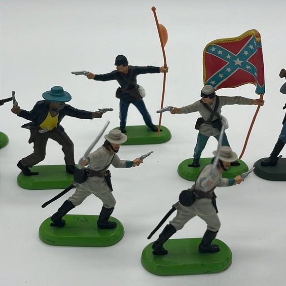 Britain's LTD DEETAIL Confederate Figurines Lot (10 Figurine Pieces) - Picture 4 of 16
